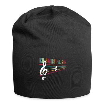 Musik-Lehrer Musiker Spruch Lustig - Jersey-Beanie - Schwarz - Vorne
