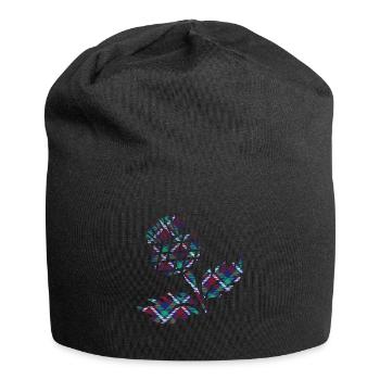 Écosse cadeaux écossais chardon écossais cadeau tartan - Bonnet en jersey - noir - Devant