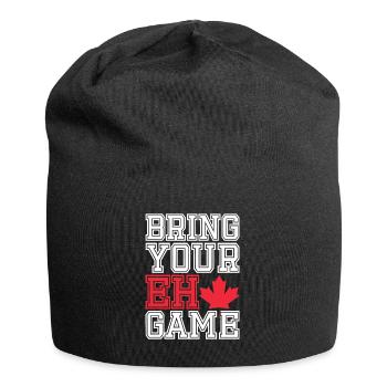 Kanada - Jersey-Beanie - Schwarz - Vorne