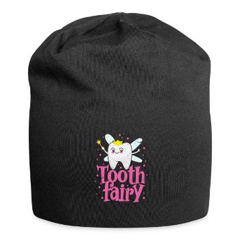 Zahn Fee - Jersey-Beanie - Schwarz - Vorne