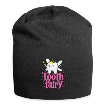 Tooth Fairy Dentist Tooth Fairy Teeth Gift - Jersey Beanie - black - Front