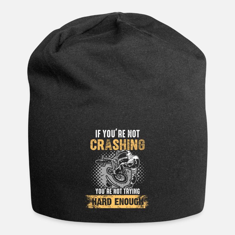 Si vous ne vous écrasez pas - Bonnet en jersey - noir