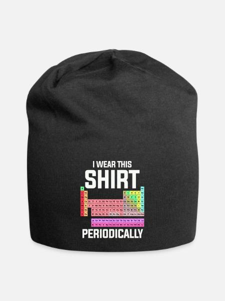 I wear this shirt periodically - Jersey-Beanie - Schwarz