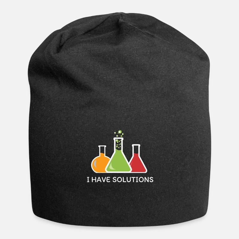 chimie - Bonnet en jersey - noir