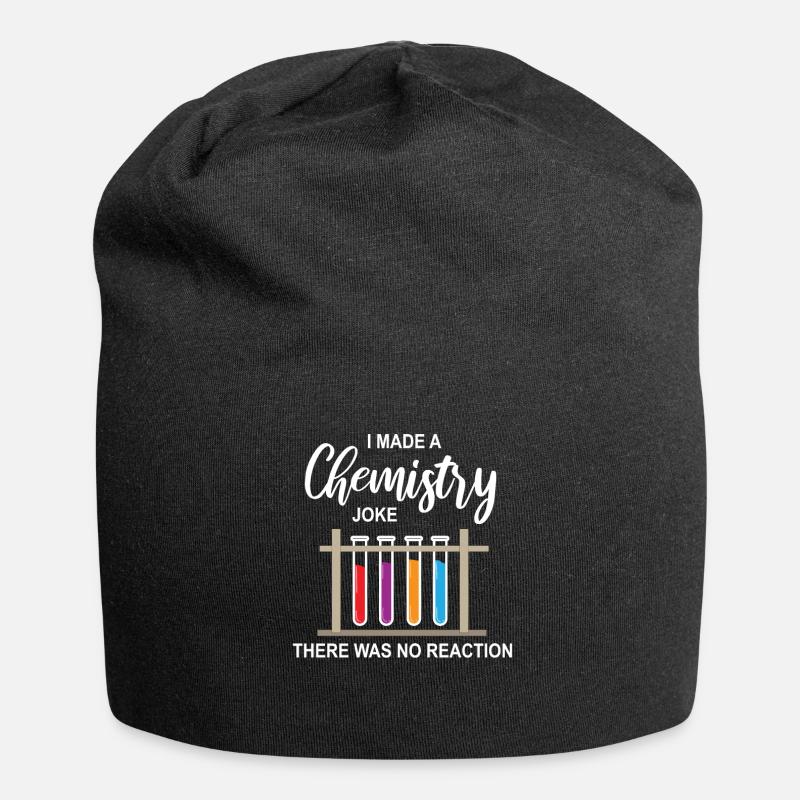Chemie - Jersey-Beanie - Schwarz