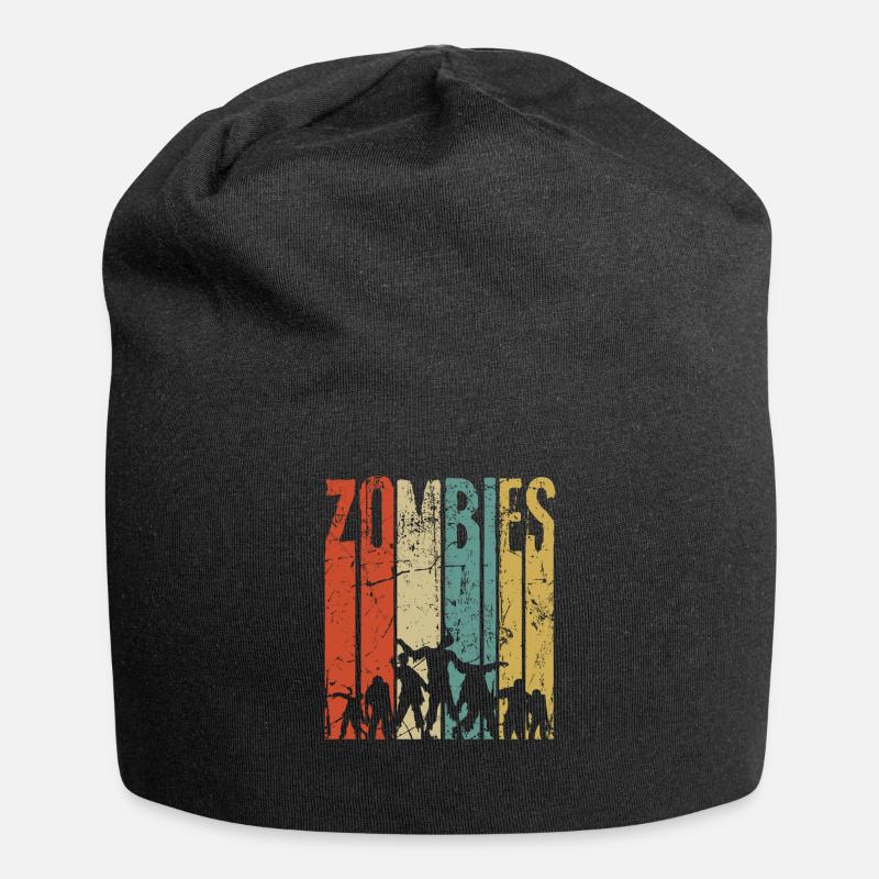 Zombie - Jersey-Beanie - Schwarz