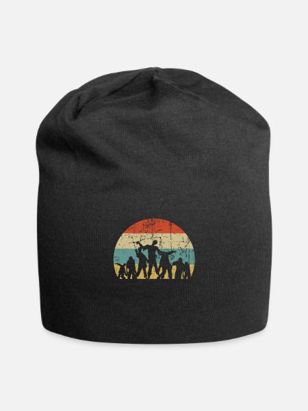 Zombie - Jersey-Beanie - Schwarz