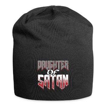 Fille de Satan diable femme - Bonnet en jersey - noir - Devant