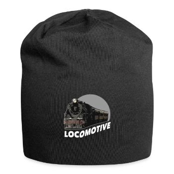 Zug Züge Modeleisenbahn Eisenbahn Geschenk - Jersey-Beanie - Schwarz - Vorne