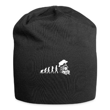 Zug Züge Modeleisenbahn Eisenbahn Geschenk - Jersey-Beanie - Schwarz - Vorne