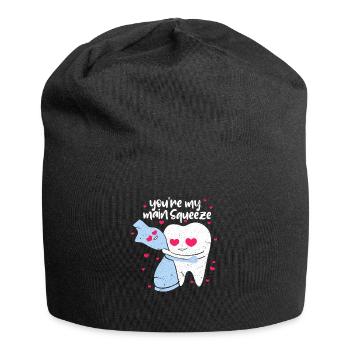 Dentist Tooth Dentist Teeth Dentist Gift - Jersey Beanie - black - Front