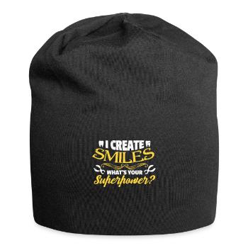 Dentist Dentist Tooth Teeth Dentist Gift - Jersey Beanie - black - Front