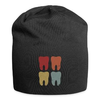 Dentist Tooth Teeth Dentist Dentist Gift - Jersey Beanie - black - Front