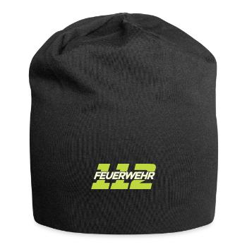 Feuerwehr Tshirt - Jersey-Beanie - Schwarz - Vorne