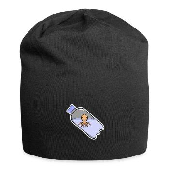Oktopus - Jersey-Beanie - Schwarz - Vorne