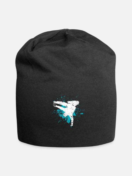 Breakdance - Jersey-Beanie - Schwarz