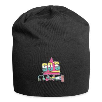 90 - Jersey Beanie - black - Front