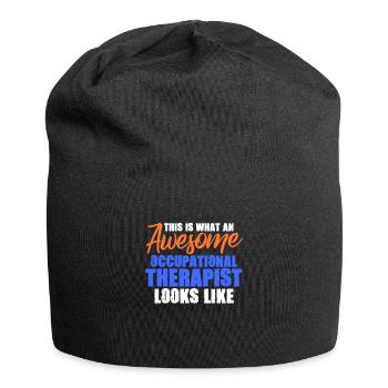 Occupational Therapist Occupational Therapy Therapist Gift - Jersey Beanie - black - Front
