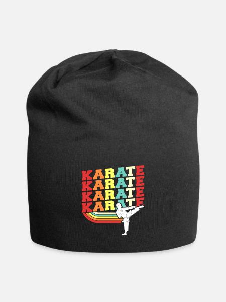 karaté - Bonnet en jersey - noir