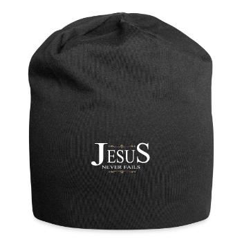 Christentum Geschenk - Jersey-Beanie - Schwarz - Vorne