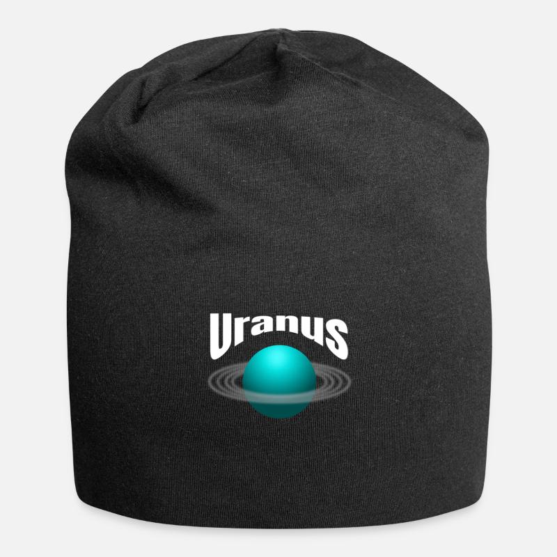 Uranus - Bonnet en jersey - noir