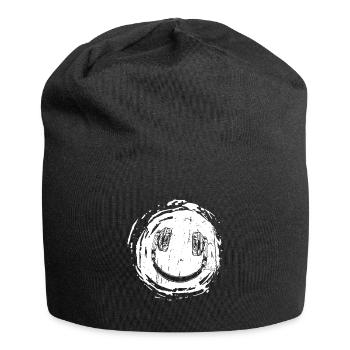 Smilie Music Headphones - Jersey Beanie - black - Front