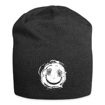 Smilie Music Headphones - Jersey Beanie - charcoal grey - Front
