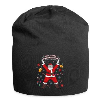 Ich Hasse Weihnachten Weihnachtsmann Geschenk - Jersey-Beanie - Schwarz - Vorne