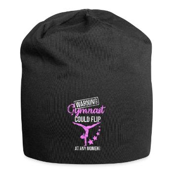 Gymnastics handstand - Jersey Beanie - black - Front