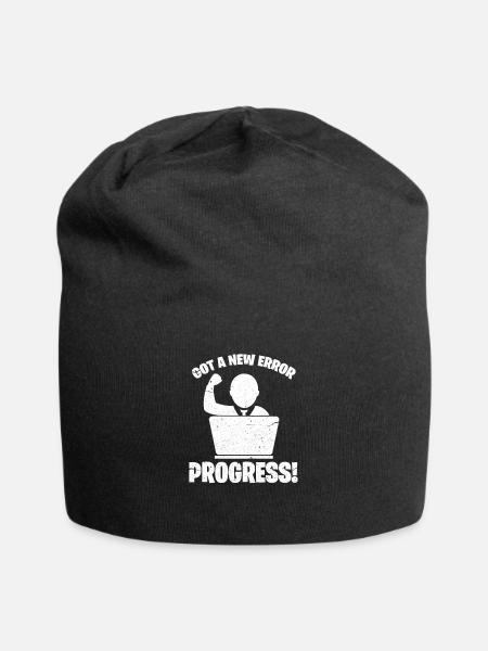 Softwareentwickler - Jersey-Beanie - Schwarz