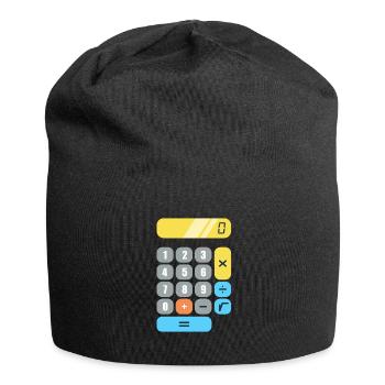 Mathe - Jersey-Beanie - Schwarz - Vorne