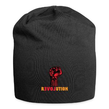 Cadeau de résistance Revolution demo love - Bonnet en jersey - noir - Devant
