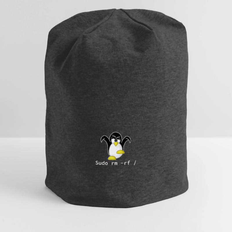 Tux Linux Penguin Sudo Rm Rf | Computer Geek Hack Jersey Beanie