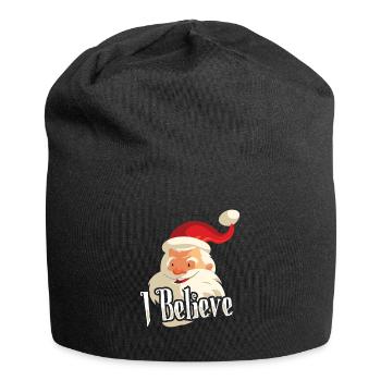 I believe in Santa Claus - Jersey-Beanie - Schwarz - Vorne