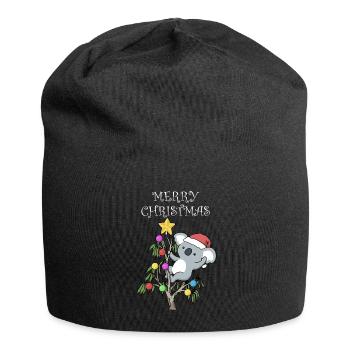 Koala Christmas Funny Christmas Gift - Bonnet en jersey - noir - Devant