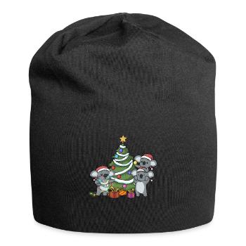 Koala Christmas Funny Christmas Gift - Bonnet en jersey - noir - Devant
