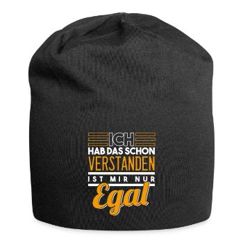 Ich Hab Das Schon Verstanden - Jersey-Beanie - Schwarz - Vorne