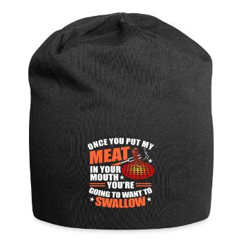 meat - Jersey Beanie - black - Front