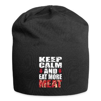 meat - Jersey Beanie - black - Front