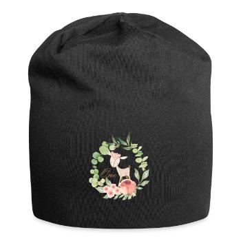 Reh Rehkiz Kindder Design - Jersey-Beanie - Schwarz - Vorne