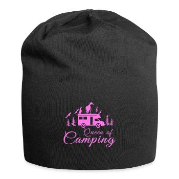 Camping Queen - Bonnet en jersey - noir - Devant