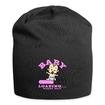 Baby Loading - Jersey Beanie - black - Front