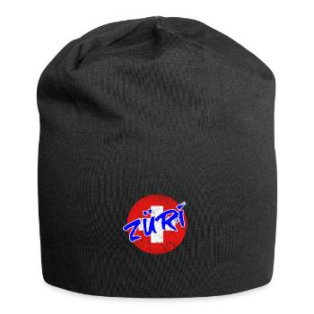 Suisse Suisse Zurich fier ville cadeau - Bonnet en jersey - noir - Devant