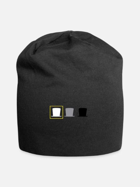Hacker Cyber Security Pentester White Hat Hacker - Jersey-Beanie - Schwarz
