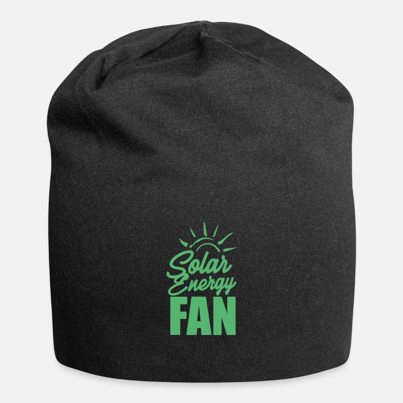 Solar Energie - Jersey-Beanie - Schwarz