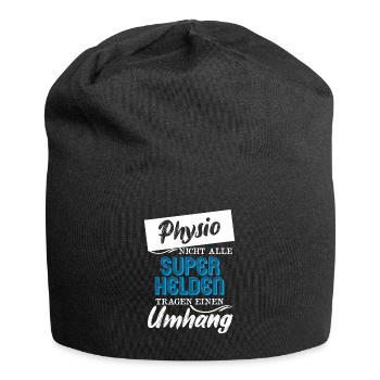 Physio Nicht Alle Superhelden Tragen Einen Umhang - Jersey-Beanie - Schwarz - Vorne