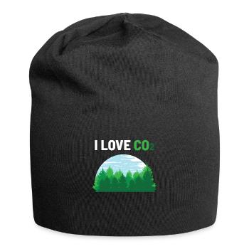 I love CO2 carbon dioxide - Jersey Beanie - black - Front