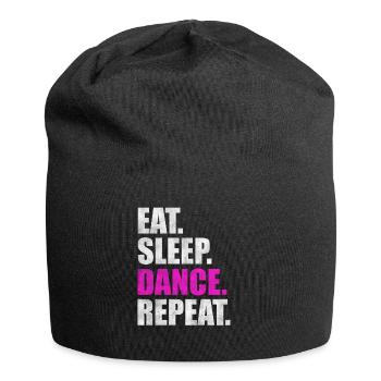 Tanzen Tanz Tänzerin Tänzer Spruch Geschenk - Jersey-Beanie - Schwarz - Vorne
