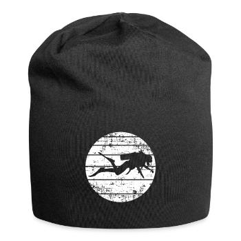 Tauchen Silhouette - Jersey-Beanie - Schwarz - Vorne