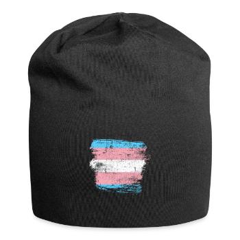 Transgender flag - Jersey Beanie - black - Front